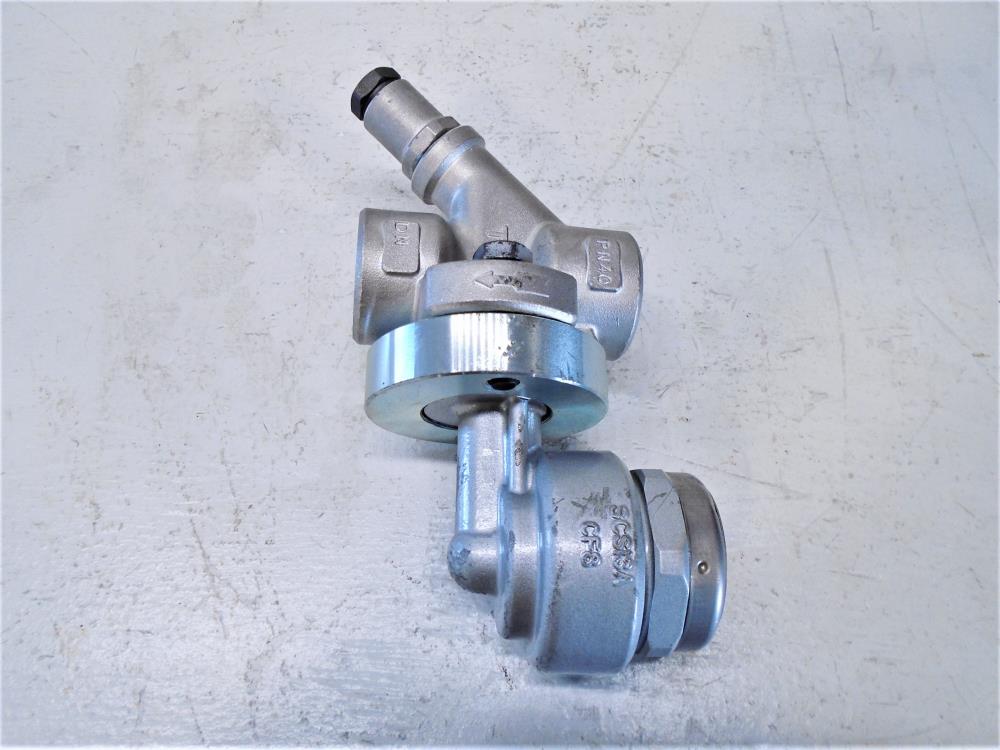 TLV PowerDyne Steam Trap P46UC with 3/4" NPT Blowdown Valve